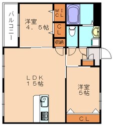 レオスターズ志免の物件間取画像